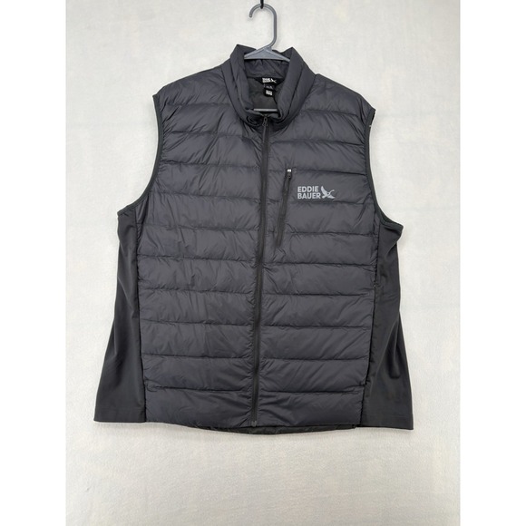 Eddie Bauer Other - Eddie Bauer 550 Down Puffer Vest Mens Storm Repel Grey Full Zip Size XL